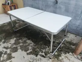 Meja Koper Lipat Serbaguna Berbahan Aluminium Uk. 120x60x70 Cm