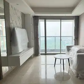 Disewakan apt. gold coast 1 kamar 51 m2 FF view laut  mewah