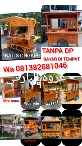 FREE ONGKIR COD GEROBAK ANGKRINGAN GEROBAK CUSTOM GEROBAK SOTO BAKSO