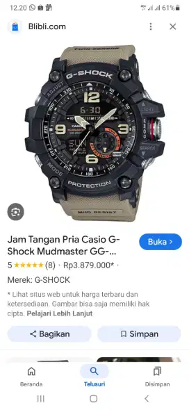 Gshock G1000 barang baru