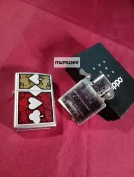 KOREK ZIPPO SERI PLAYING CARD 4 SUITS