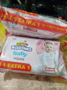 TISU BASAH KODOMO UNTUK BAYI 2X 50 LEMBAR