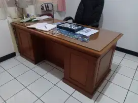 Meja jati set kursi