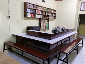 Meja Warkop Minimalis Unik/ Meja Bar/ Meja Cafe