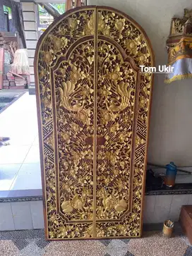 Pintu bali full ukir