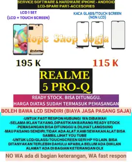 Service HP-Ganti Touchscreen/Baterai-LCD Realme 5 Pro-Q