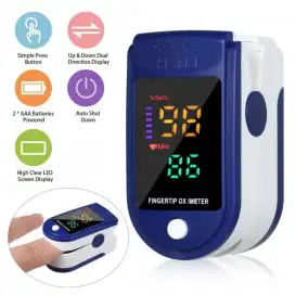 Pulse Oximeter LK87 Free Baterai Alat ukur kadar Oksigen Detak Jantung