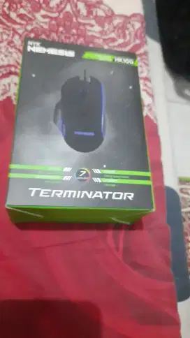 Jual mause terminator gaming  msh baru