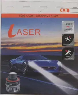 Fog Light Lamp Mobil Tembak Mini Laser Socket H11 / H8 / H9 Kuning