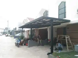 Pemasangan kanopi baja ringan