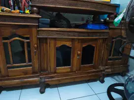Di Jual Lemari TV kayu jati