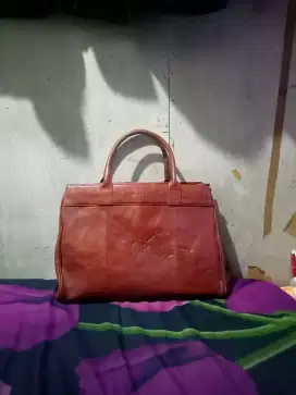 Tas Kulit Kerja Paola Del Lungo