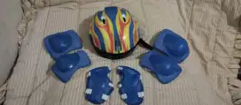 Helm sepeda anak full set