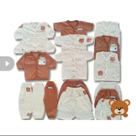 Paket Lahiran Setelan Baju Bayi 18 pcs