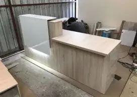 meja bar/meja recepsionis/meja free ongkir
