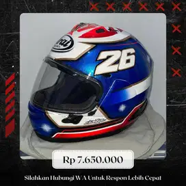 ARAI RX7X Pedrosa Samurai SNI Original Resmi