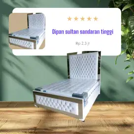 Dipan mewah sandaran tinggi ready bisa cod