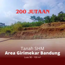 Jual Tanah di Girimekar Bandung Peruntukan Hunian Lebih Hemat 100 Juta