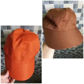 *HARGA PAS* Topi Baseball Polos Unisex 2 Pcs