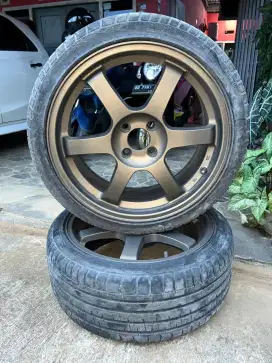 Dijual Velg Racing TE37 Brown