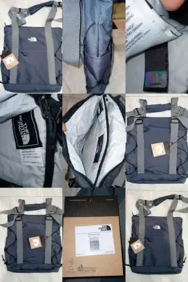 TAS SLEMPANG &  BACKPACK 2 IN 1  THE NORTH FACE CLIK SISA PABRIK GREY