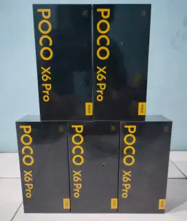 Poco x6 pro 5g 12/512 baru dan segel murah