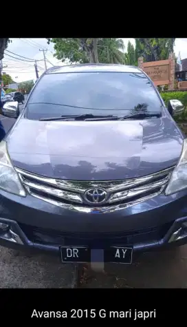 Avanza G manual 2015