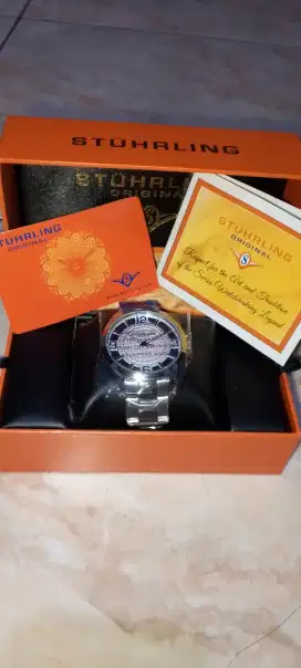 Stuhrling original Watches for Mens jam tangan pria elegan