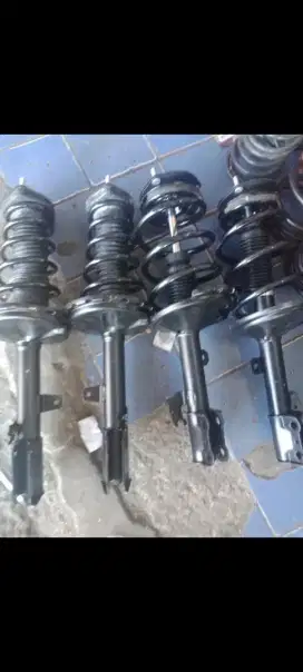 Shock rubahan dari airsus ke manual buat mobil Toyota Harrier 3000cc