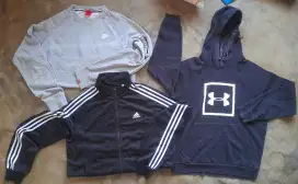 Jaket Adidas Nike Under Armour Size L Xl