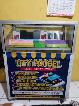 Steling pulsa paket internet ukuran 100x80