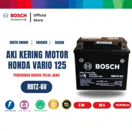 AKI KERING MOTOR HONDA VARIO 125 - MF - BOSCH RBTZ- 6V