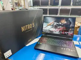 ACER NITRO CORE I5 GENERASI 12 RTX 3050 FULL SET