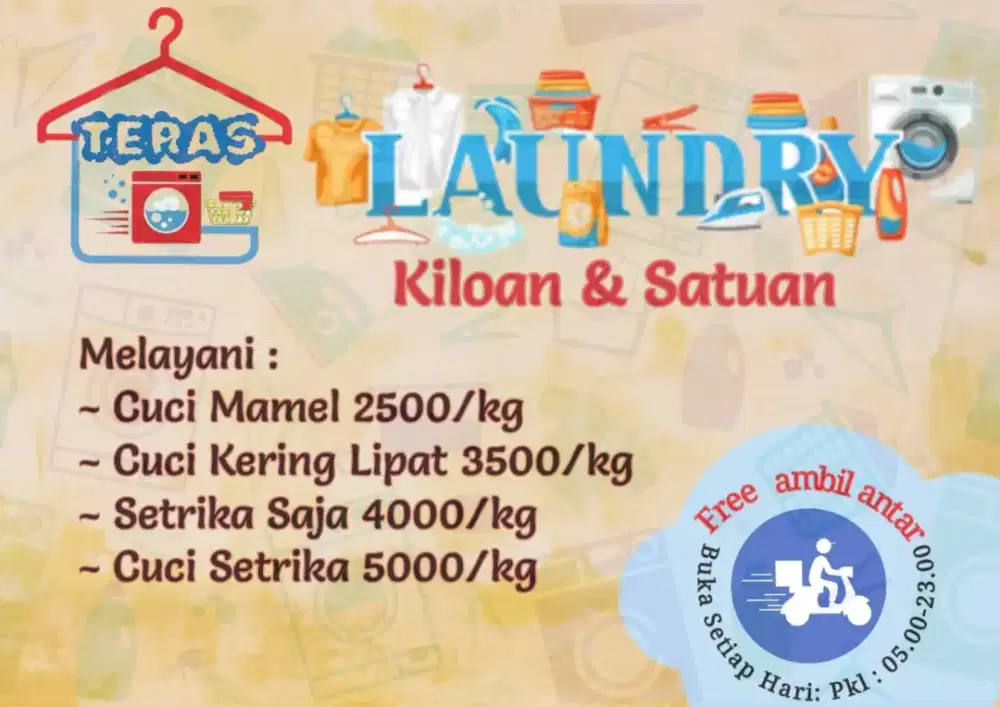 Jasa Setrika dan Laundry