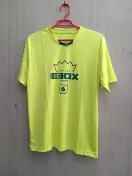 Baju badminthon EBOX ukuran XL baru gress