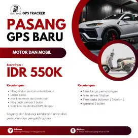Pasang GPS motor dan mobil