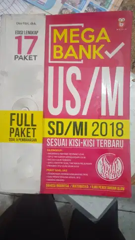 Buku soal soal ujian  sekolah dasar kelas 6