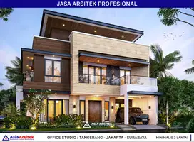 Jasa Arsitek Desain Gambar Rumah di Bekasi Desain Rumah 225 m2