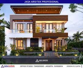 Jasa Arsitek Desain Gambar Rumah di Bekasi Desain Rumah 351 m2