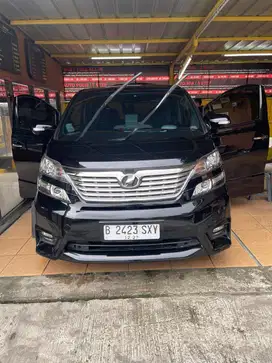 toyota vellfire alphard hitam 2012