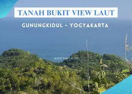 Dijual Tanah Pantai Bukit View Laut  Gunungkidul Yogyakarta