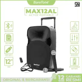 Speaker aktif portable baretone max 12 al max12al 12 inch bluetooth