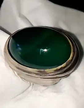 Natural Calcedony Lawasan Jumbo Super Hijau Kristal