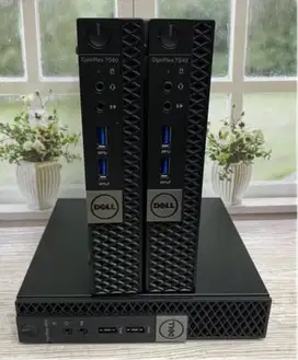 MURAH PC MINI DELL OPTIPLEX 7040 CORE i7 GEN7 RAM 16GB SSD 256GB R/SBR