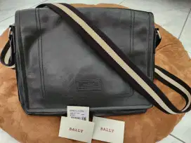 Bally Shoulder Bag Barry Stripe Leather
