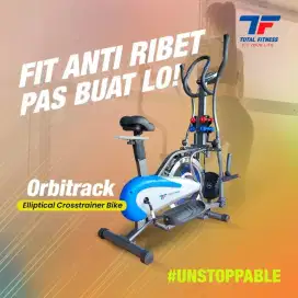 Sepeda statis Orbitrack 5in1 alat kebugaran
