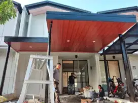 Kanopi baja ringan atap alderon dan plafon pvc