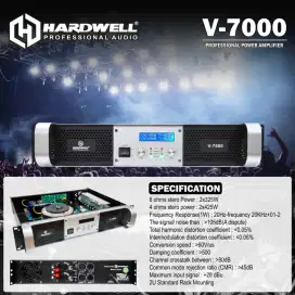 Power Amplifier Hardwell V-7000 (2ch x 325watt)