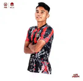 MILLS - Timnas Indonesia Prematch Jersey Kaldera Size L - Black