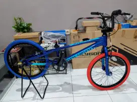 Sepeda balap BMX Polygon ROGUE BARU modif ban warna